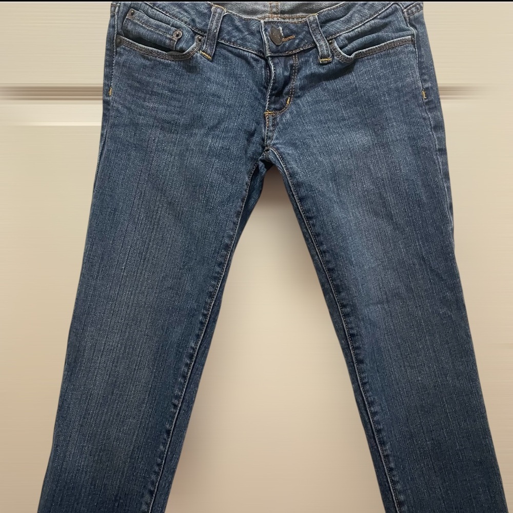 Bullhead Vintage Low Rise Women's Blue Jeans - Picture 7 of 14